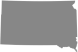 South Dakota map highlight for filter